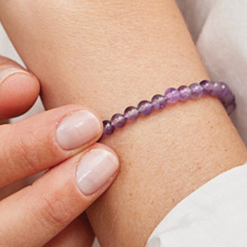 Armband 4mm • Amethist