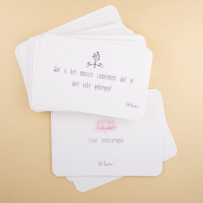 Lief Leven Lieve Levensvragen kaartenset ❤