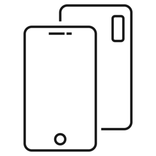 Apple iPhone 5G Back Cover / Achterkant / Behuizing inclusief onderdelen zwart