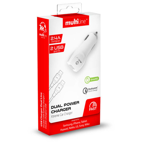Multiline Dual Power Car Charger