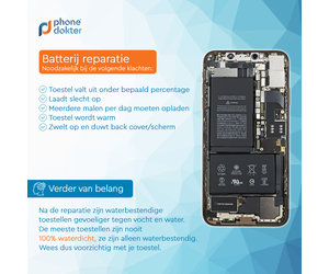 hoe tsunami wij Apple iPhone 11 Batterij / Accu - 3110 mAh - PhoneDokter Thuis®