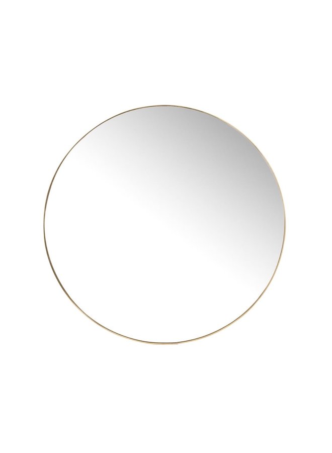 HV Round mirror 80 cm. gold