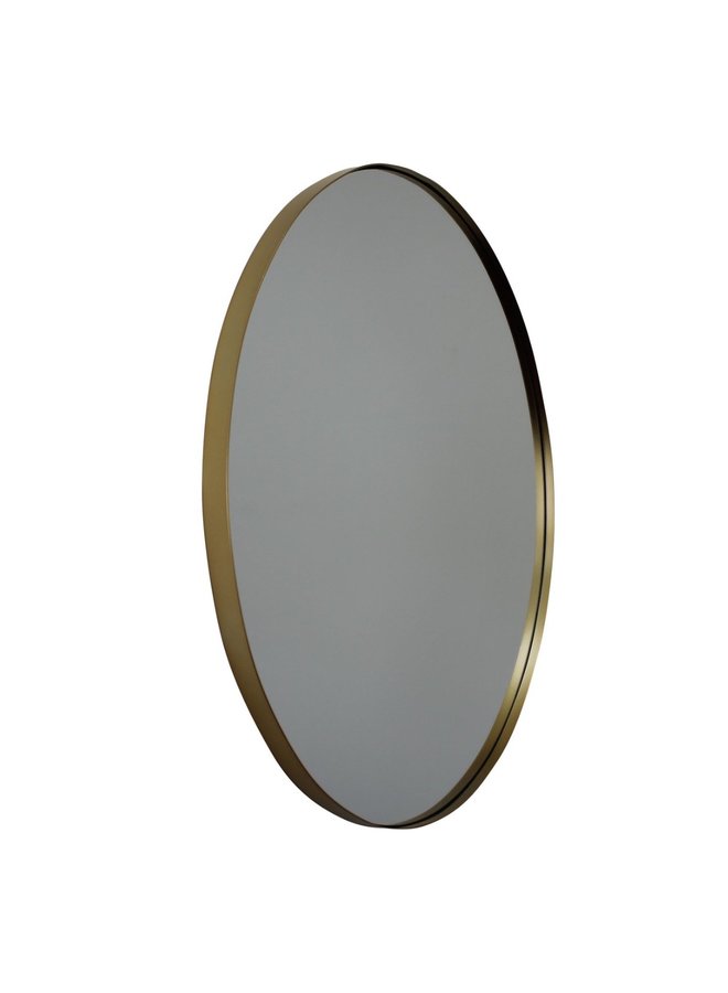 HV Round mirror 80 cm. gold