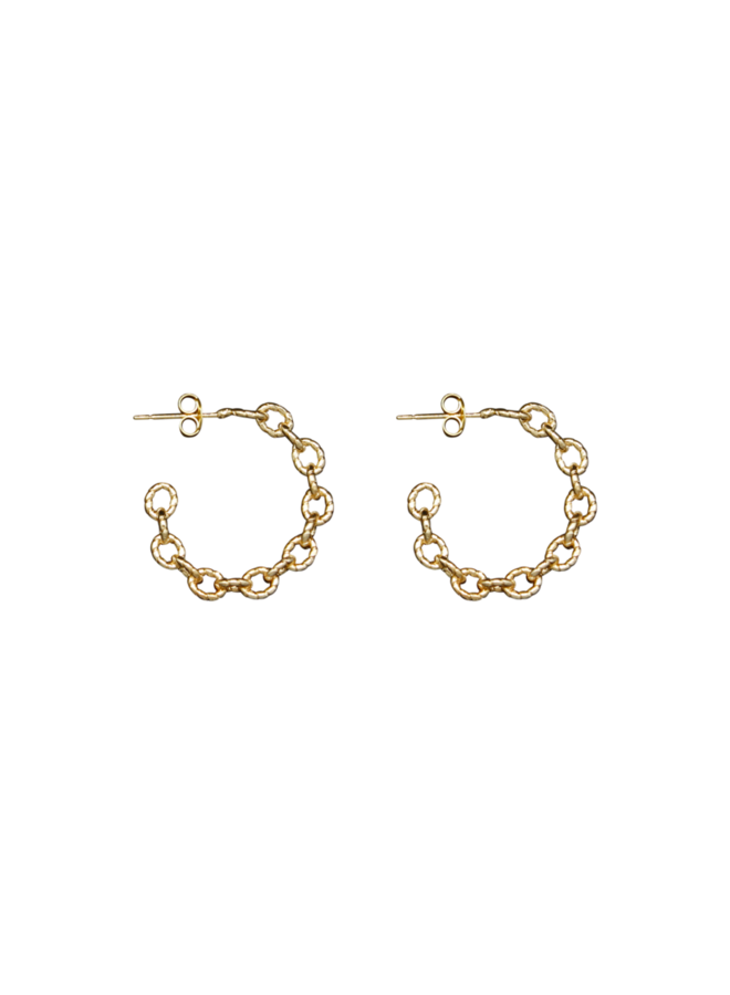 Big Half Moon Chain pair of earrings - A la Collection