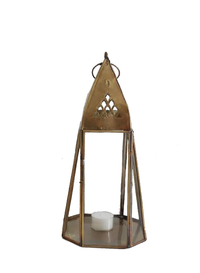 Lantern Yasmine Brass