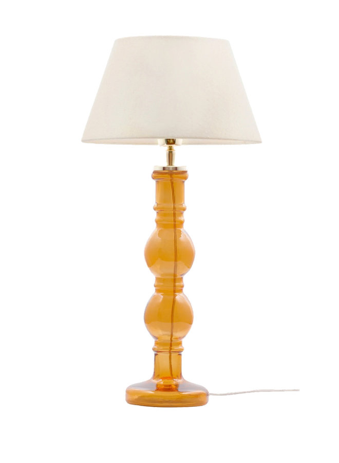 Lamp Glass Mustard incl. kap - A la Collection