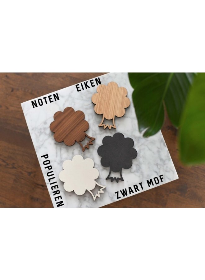 Copy of Skyline met tekst Baarn 60 cm. - Zwart