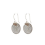 Precious Smoky Quartz Silver Earrings