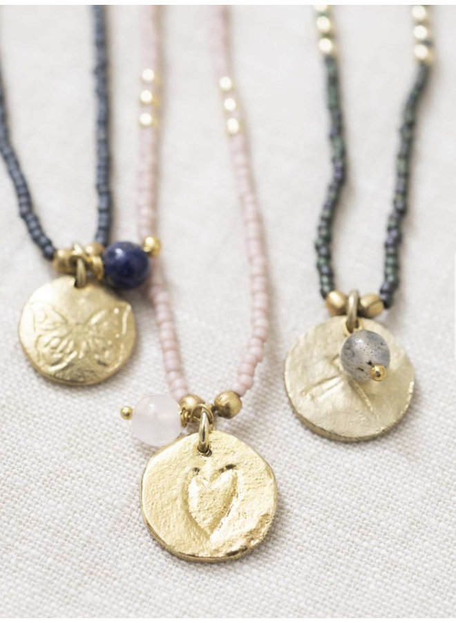 Copy of Timeless Rose Quartz Gold Necklace