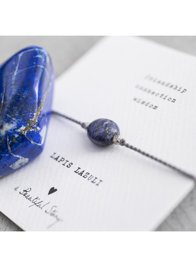 Gemstone card Lapis Lazuli