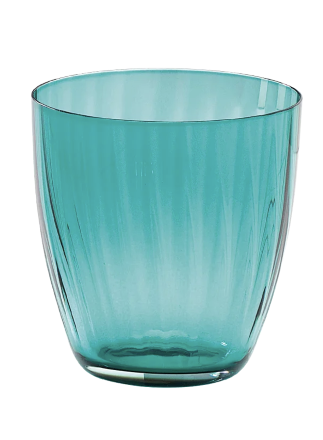 Jazzy Green Water Glass