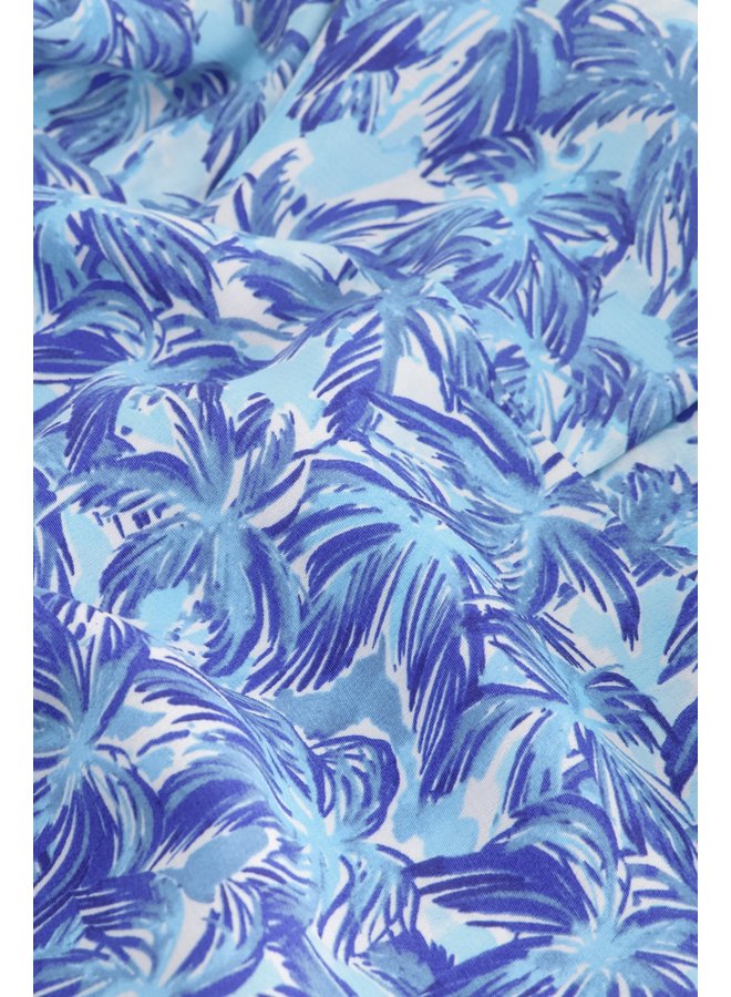 Archana Butterfly Dress Pool Blue/Caribbean Blue Palmetto