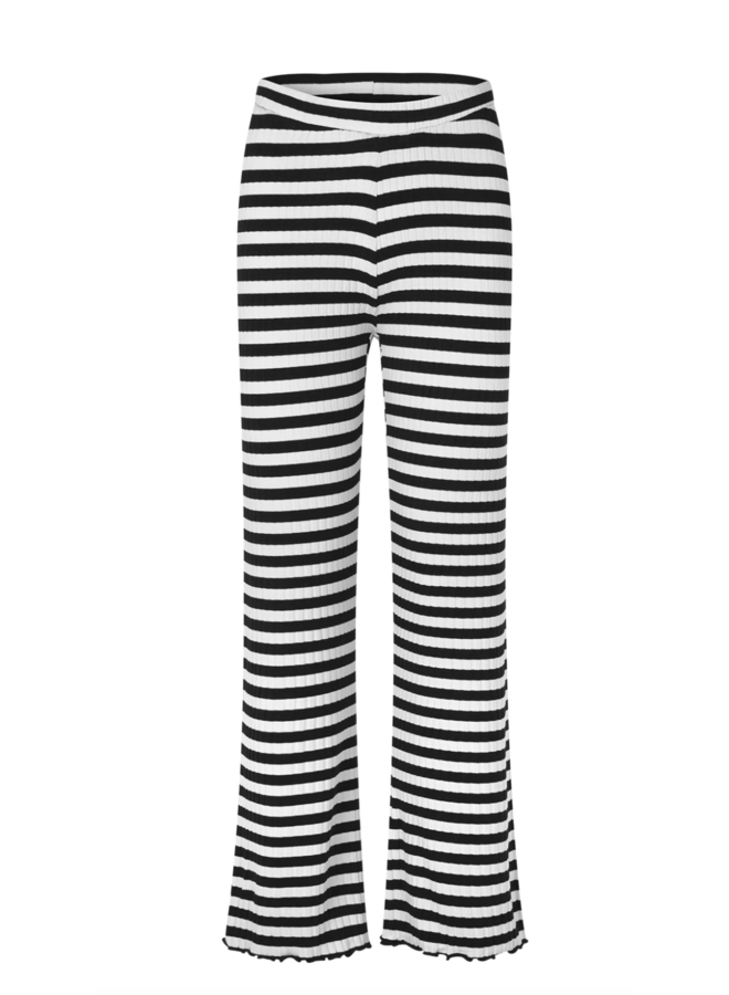 5x5 Striped Lonnie Pants - Vanilla Ice