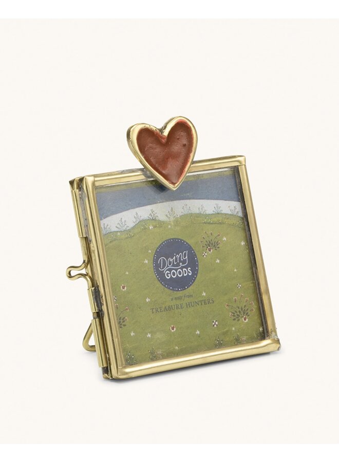 Pyar Heart Frame Mini Red Doing Goods