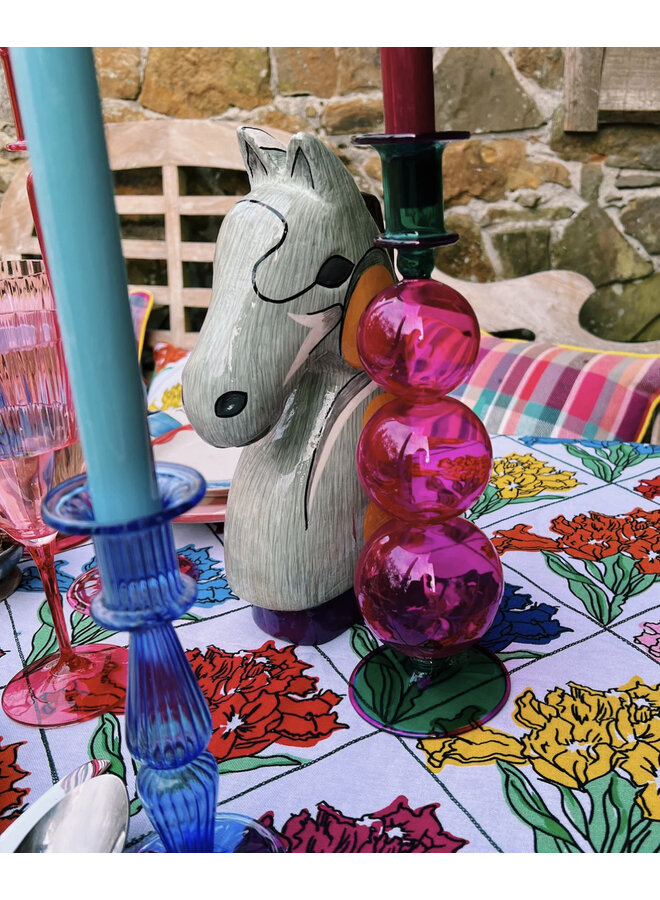 Mythical Bubble Glass Candle Holder - Anna+Nina