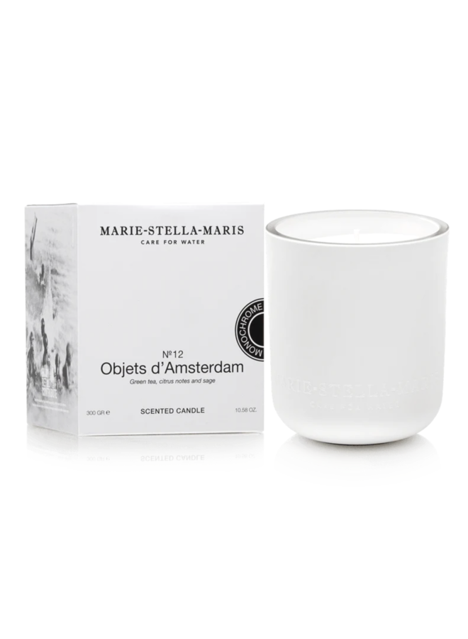 Scented Candle Objets d'Amsterdam 300 gr Monochrome Edition - Marie-Stella-Maris