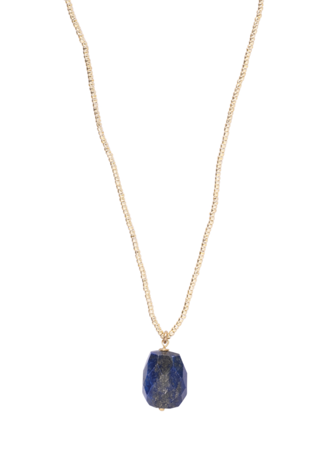 Calm Lapis Lazuli Necklace GC a Beautiful Story