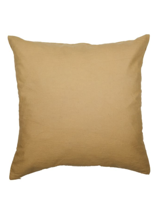 Velvet Cushion Rainbows Mustard - A la Collection