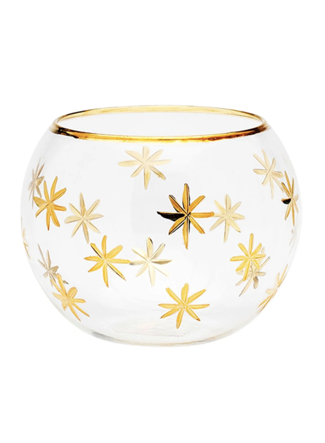 Starry Glass Tea Light Holder,  Anna+Nina