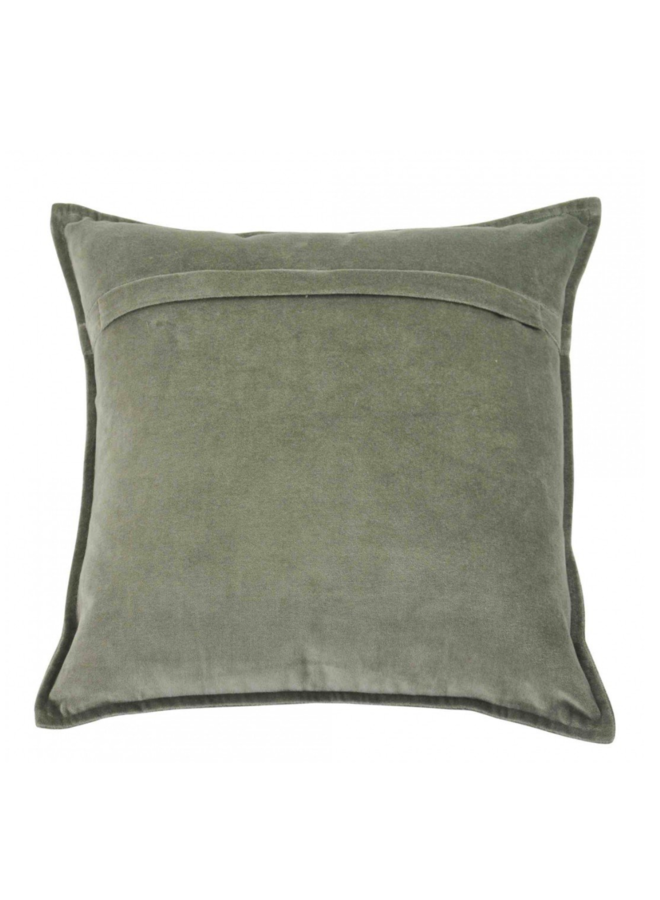 Cushion Velvet Army Green