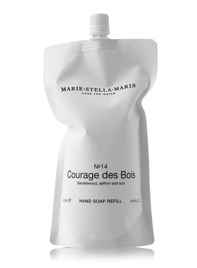 Handsoap REFILL Courage des Bois 500 ml. Marie-Stella-Maris