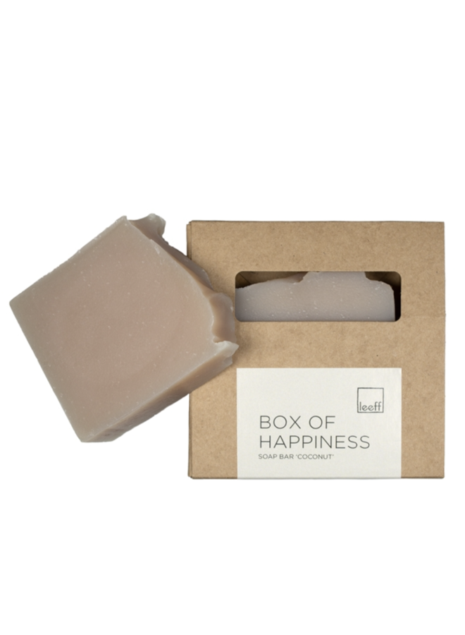 Leeff Zeepblok Coconut - Box of Happiness