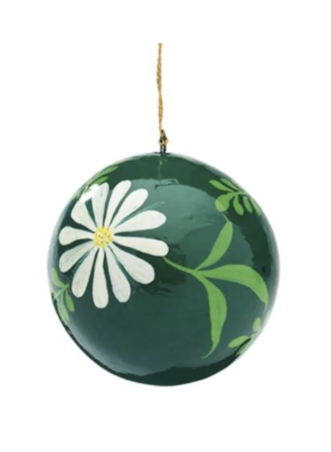 Hand-painted Flower Ornament, Anna+Nina