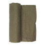 Olive Green Linen TableCloth 150 x 250 cm.