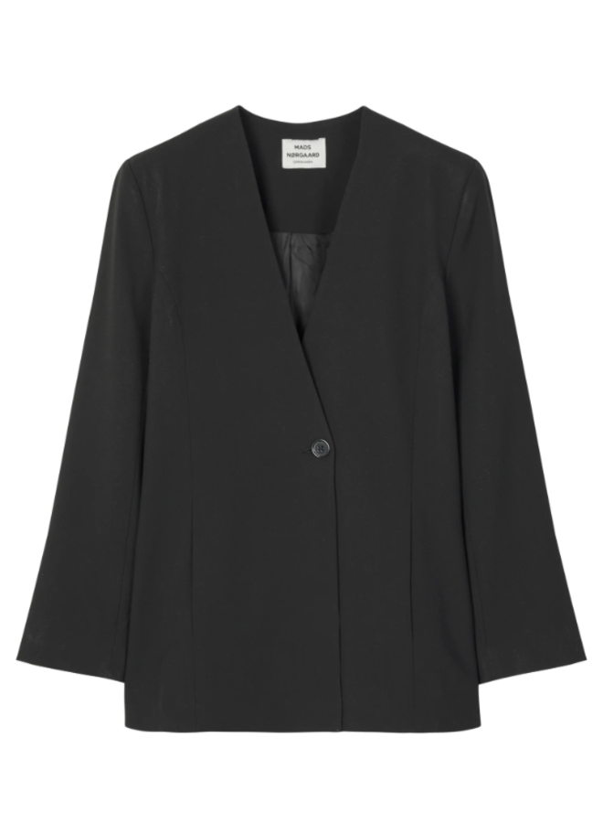 Recycled Sportina Fusia Blazer Black - Mads Norgaard - SALE