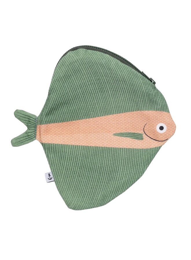 Green Fanfish purse or keychain - Don Fisher