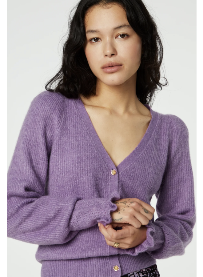 Jessica Cardigan Grape - Fabienne Chapot