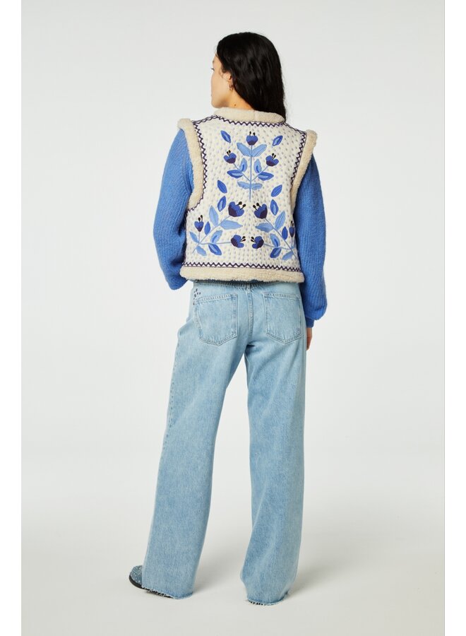 Tommy Gilet - Cornflower Blue - Fabienne Chapot SALE