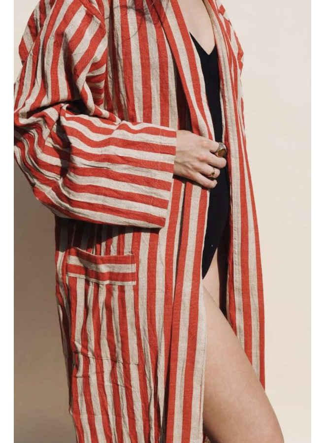 Striped Red Robe - Mizar & Alcor