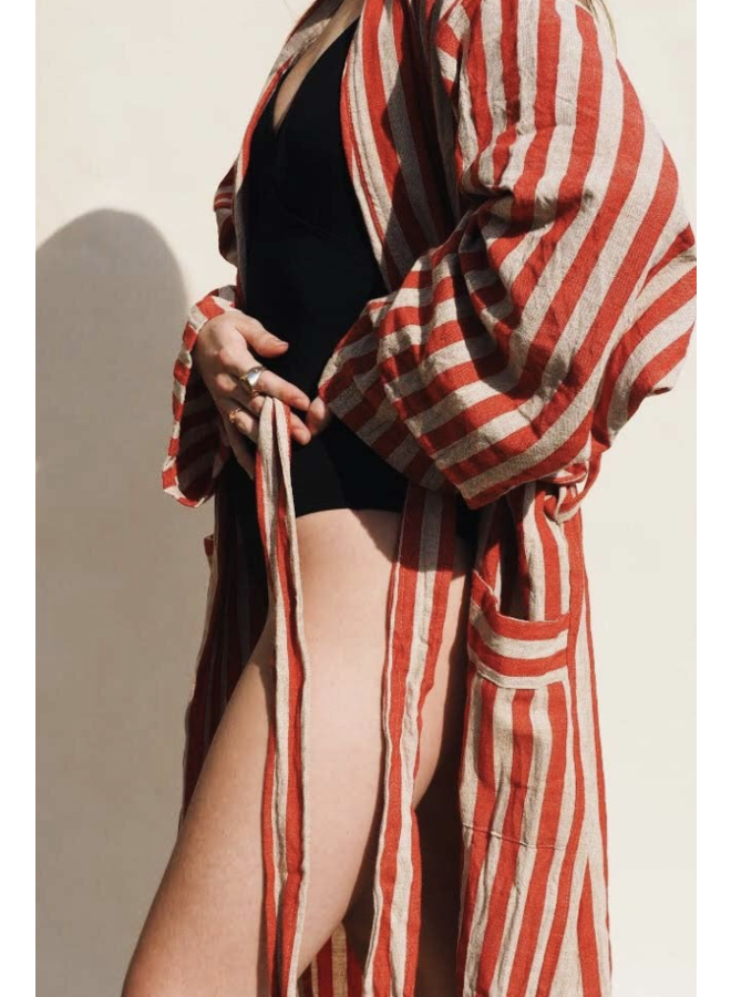 Striped Red Robe - Mizar & Alcor