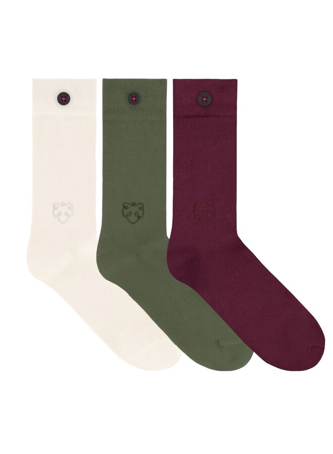 Socks A-dam | Natural 3-pack