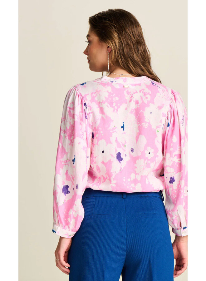 Blouse Lilies Pink Pom Amsterdam