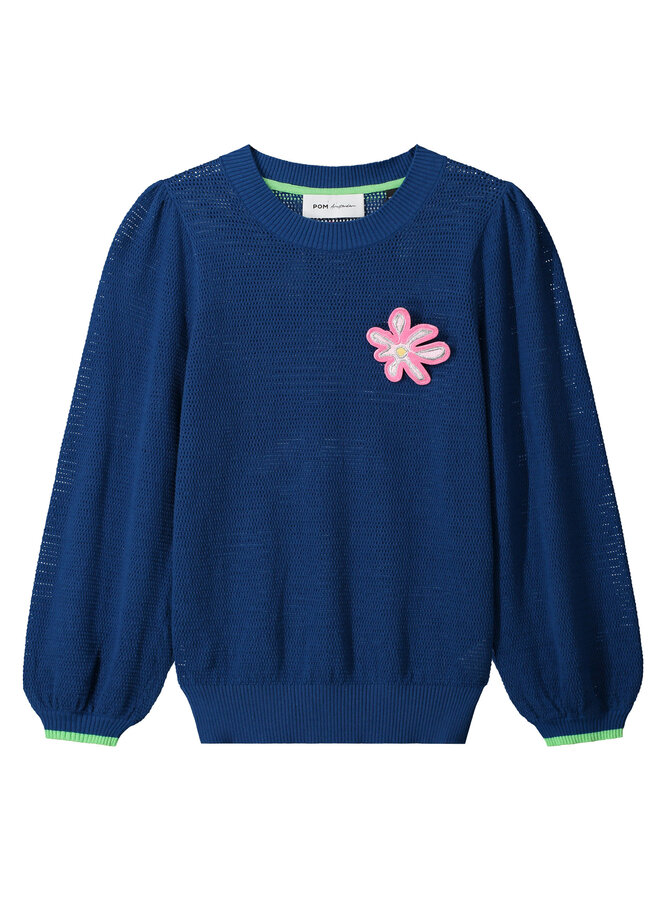 Pullover - Ink Blue - Pom Amsterdam