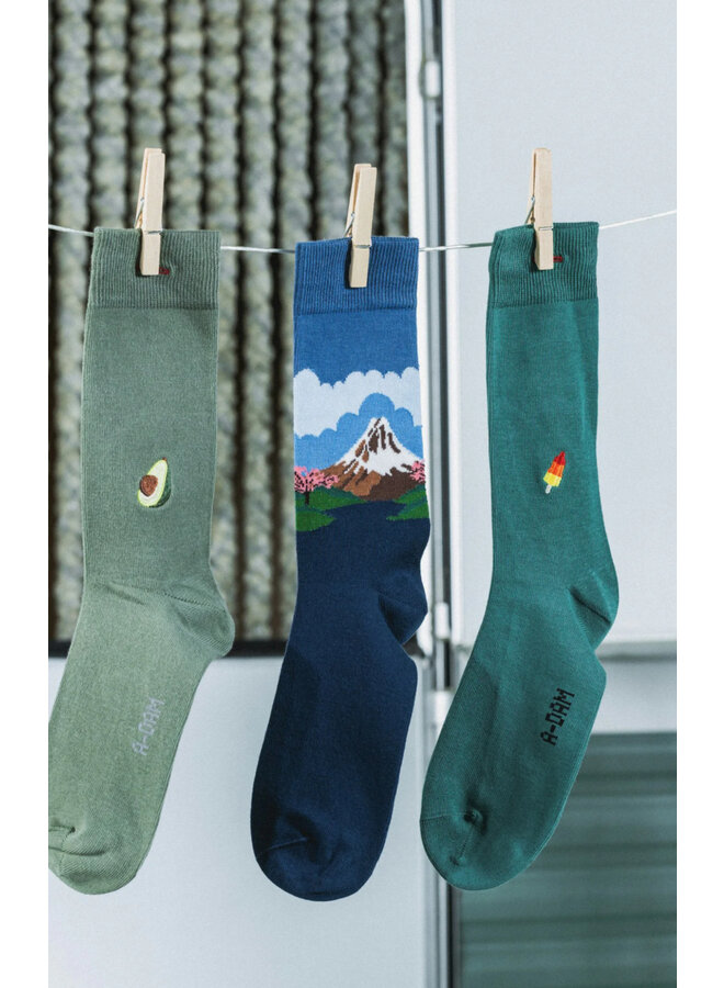 Socks A-dam | Green Avocado