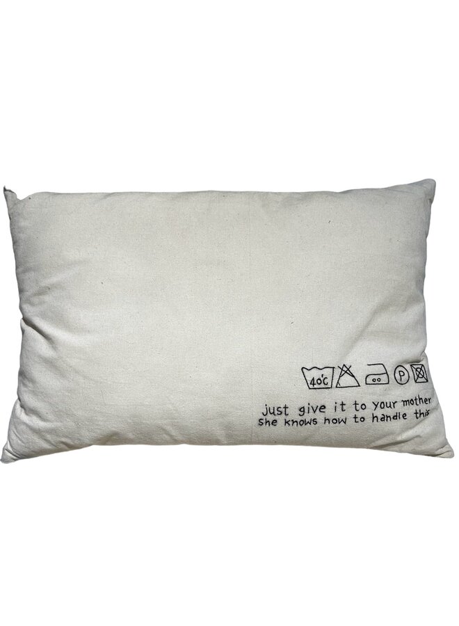 Stitched Art Cushion WASHING 40x60