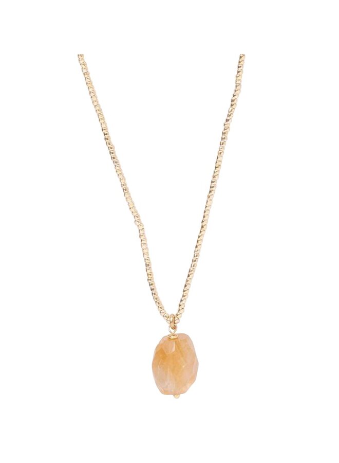 Calm Citrine Necklace GC a Beautiful Story