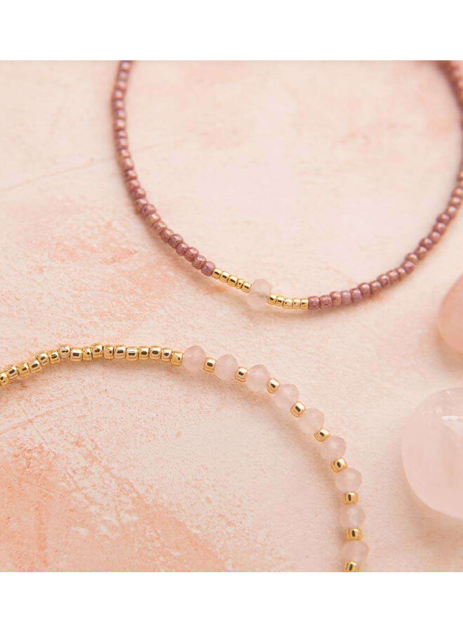 Knowing Rose Quartz Bracelet GC a Beautiful Story