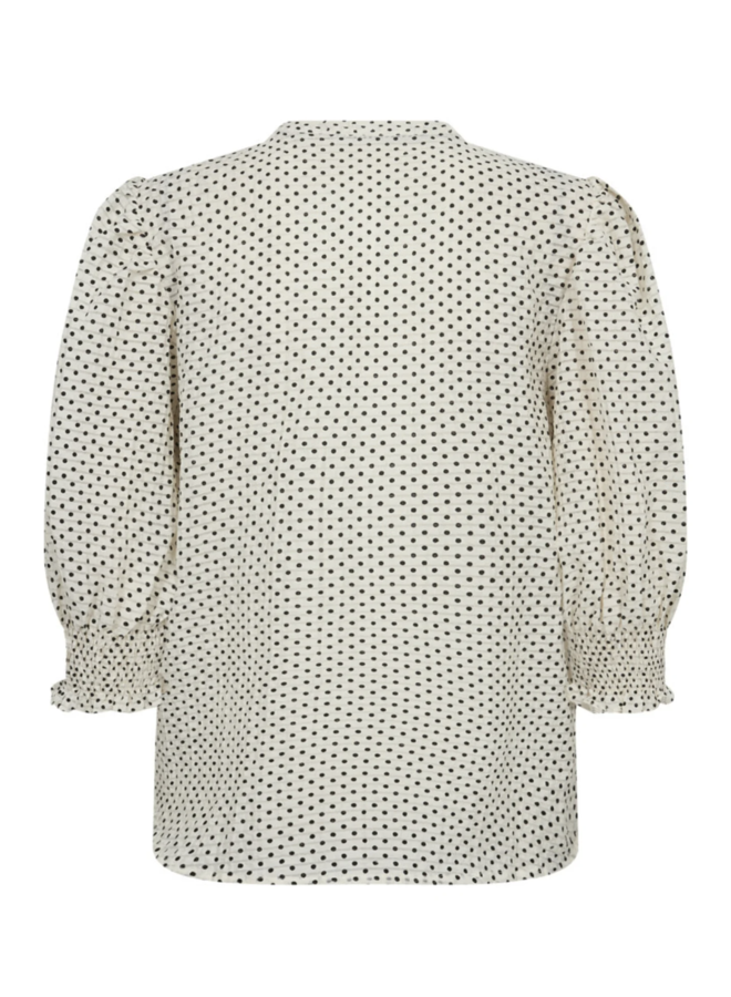 CleanCC Dot SS Shirt Off-White Co'Couture