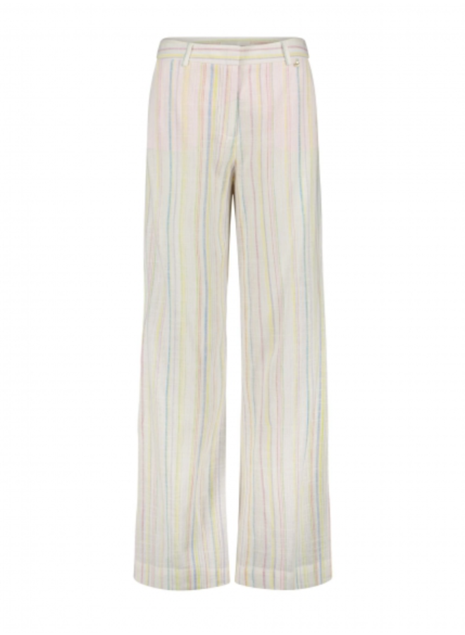 Remi Striped Trousers Lime Light Fabienne Chapot