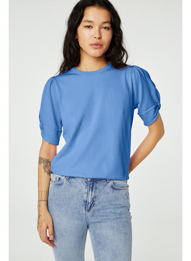 Molly Twist Pullover Cornflower Blue Fabienne Chapot