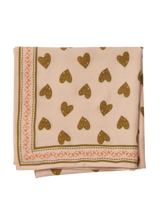 Scarf Adulte Coeur Sauvage Rose - Bonheur du Jour