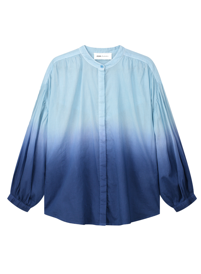 Blouse Faded Ink Blue/ Blue Pom Amsterdam