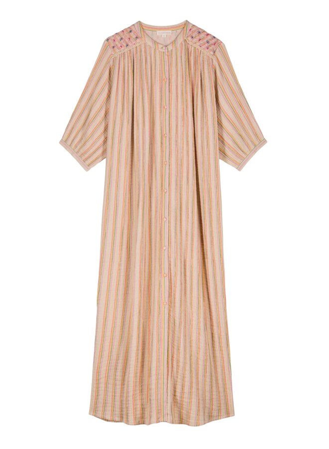 Dress Deepalina Striped Cotton Double Gauze Louise Misha