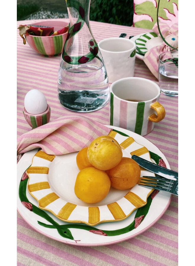 Yellow Scalloped Breakfast Plate - Anna+Nina