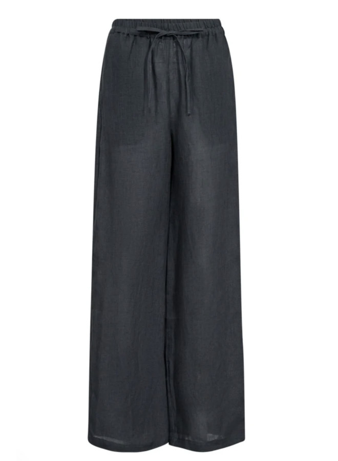 LoiseCC Linen Long Pant - Ink - Co'Couture