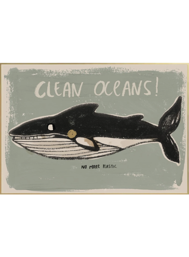 Clean Oceans Wallposter Studio Loco